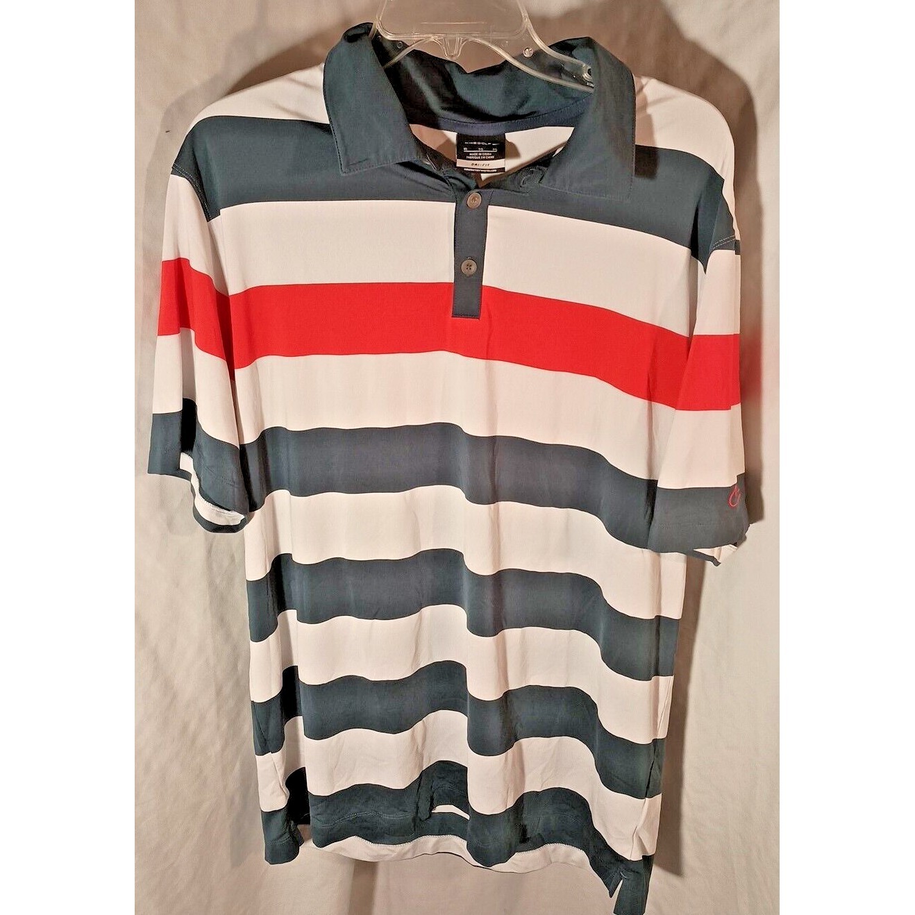Nike Golf Dri Fit Mens Xl Striped